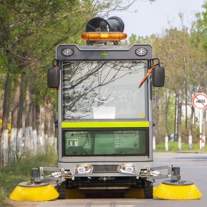 Professionele Straatveger Mechanische Veegmachine Rollende Borstel Schoon Puur Elektrische Straatveger - Product Image 2