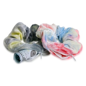 Cerniera scrunchie Safe/Hair bun ties Secret Pocket pony tails women Diversion safes | - Product Image 2