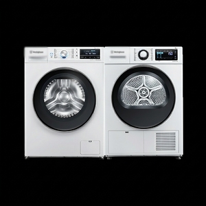 Wh 15kg Stackable Dryer Set Front Load <b>Large</b> Capacity Laundry Washing Drying Unit White Both Washing Machine and Clothes Dryer - Product Image 3
