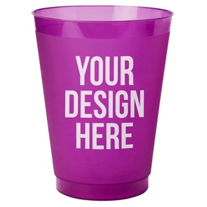 Gobelets d'<span class=keywords><strong>anniversaire</strong></span> en plastique givré personnalisés 16oz. Tasse de givre tasses incassables colorées - Product Image 3