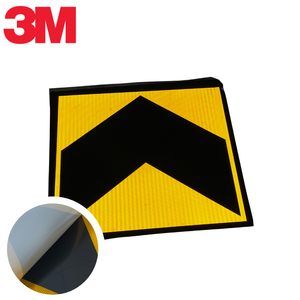 Letrero Reflectante 3M 3940, Letrero de Tráfico Amarillo Personalizado, Lámina Prismática de Alta Intensidad HIP, Placa de Advertencia, Letrero de Seguridad - Product Image 1