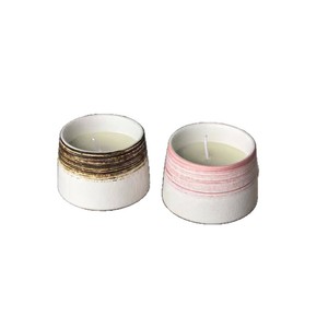 Bougie aromatique artisanale en cire végétale pure, en pot céramique arc-en-ciel, pour soulagement du froid, cadeau d'intérieur sans fumée, parfum avancé - Product Image 5