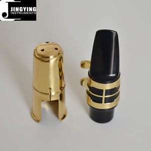 2022 Jingying Musik Saxophon-Teile, Ein Set Bakelit-Altsaxophon-Mundstücke mit Reinkupfer-Kappe und Clips - Product Image 2