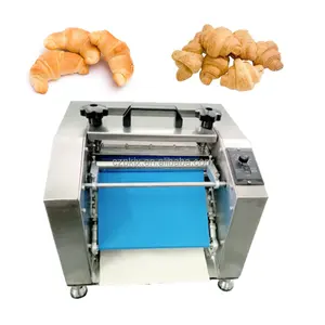 Croissant della pasta su piccola scala dell'acciaio inossidabile 304 che fa la macchina per lo stampaggio automatica del croissant a macchina