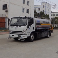 Camion pulvérisateur à canon à brouillard diesel HLW New Energy 6x6, portée de pulvérisation de 8 à 12 m, émission Euro 3, télécommande pour la suppression de la poussière