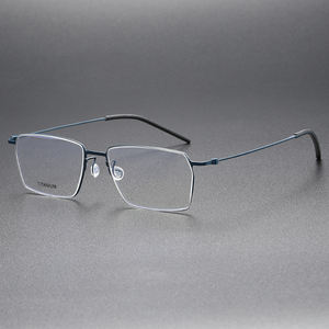 Мужская и женская 2024 оправа из чистого титана для очков - Product Image 1