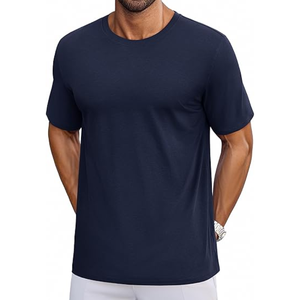 Camisetas Esenciales de Verano para Hombre, 200 g/m², Absorben la Humedad, Cuello Redondo, Etiqueta Personalizada, Diseños Sólidos/Personajes/3D - Product Image 2