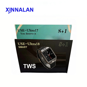 Relojes Inteligentes Deportivos para Hombre, Auriculares Inalámbricos TWS, <span class=keywords><strong>8</strong></span> Correas de Moda, Reloj Inteligente Ultra19 con Auriculares - Product Image 2