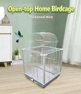 Jaula Grande Transparente y Ventilada para Loros, Jaula de Lujo para Pájaros Ornamentales como Peony, Tiger y Zebra Finches, Jaula Interactiva para Mascotas - Product Image 1