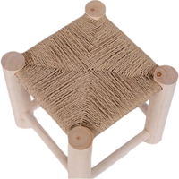 Tabouret en rotin tissé à la main, chaise d'extérieur de Style chinois, en bois massif, de haute qualité, bon marché, collection