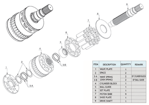 Ap5s67 Ap5s53 <strong>Excavator</strong> Hydraulic <strong>Swing</strong> <strong>Motor</strong> Repair Kit Spare Parts for Hitachi <strong>Ex120</strong>-5 <strong>Ex120</strong>-3 <strong>Ex120</strong>-<strong>2</strong> Ex100 - Product Image 4