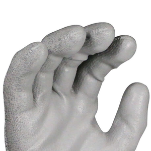 ถุงมือทำงานเคลือบ PU สีเทาจากสหรัฐอเมริกา ขายส่งโดยตรง ทนต่อการบาดระดับ 5 ทนต่อการเจาะทะลุ 24 ซม. ถุงมือนิรภัย - Product Image 2