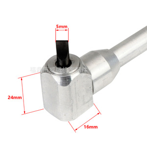 Outil de réglage de vis de carburateur, tournevis à tête inclinée à 90 degrés pour ATV, UTV, motoneiges, longueur 49 cm - Product Image 2