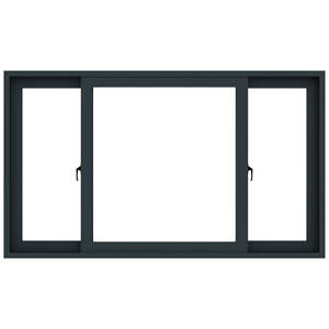 Système de fenêtre coulissante en aluminium Gm94 6063 T5, design européen avec rail en acier inoxydable et haute performance d'étanchéité à l'eau - Product Image 3