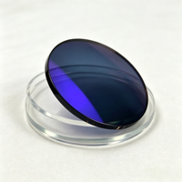 Lentilles optiques photochromiques anti-lumière bleue en deux parties, protection UV420, Cr39 HMC, couleur gris Pioneer, vente en gros pour lunettes