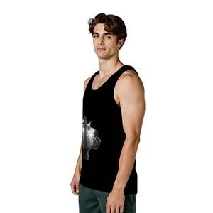 Image personnalisée ZUNI Débardeur en coton pour homme personnalisable XL Gym Vest Hood Solid Color Breathable 3D Knitted T-Shirt Print for Bodybuilding - Product Image 6