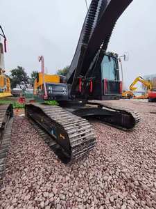 Excavatrice sur chenilles Volvo EC220 d'occasion, modèle <span class=keywords><strong>2022</strong></span>, faible nombre d'heures, haute efficacité, moteur hydraulique, pompe, engrenages, équipement de construction - Product Image 4
