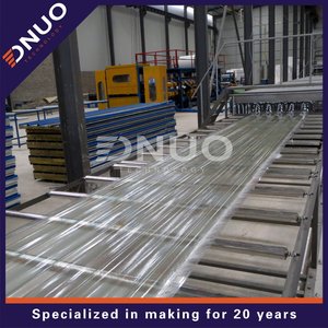 Machine de fabrication de panneaux de toiture en fibre de verre composite plastique <span class=keywords><strong>pour</strong></span> puits de lumière et luminaires de jour - Product Image 3