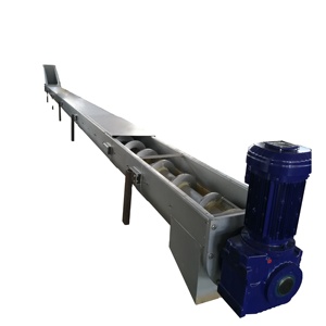 Trasportatore a Coclea Senza Albero in Acciaio Inossidabile per Impianti di Trattamento Acque Reflue - Product Image 1