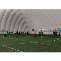 Dômes gonflables avec support pneumatique Structure à membrane en PVC PVDF Dôme pneumatique de football professionnel pour GYM Tennis Sports Stadium