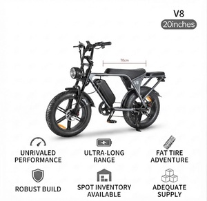 V8 Adult Fat Tire Bike, Motorcycle 1000W Brushless <b>Hub</b> Motor E-Bicycle, Hydraulic 1000W Brushless DC <b>Hub</b> Motor 48V 15AH Removabl - Product Image 3