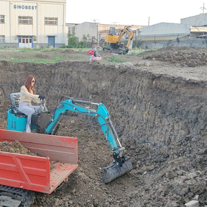 Mini-excavatrice de 0,8 à <span class=keywords><strong>2</strong></span> tonnes avec godet de chargement et de nivellement de grande capacité, godet de grande capacité de 0,8 à <span class=keywords><strong>2</strong></span> tonnes, godet de nivellement pour mini-excavatrice - Product Image 1
