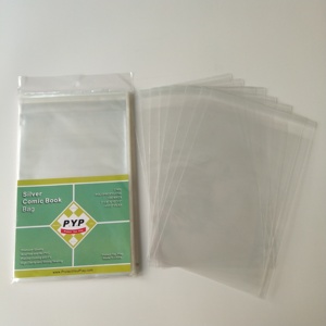 Resealable Silver Comic Book Storage Protector Crystal Clear Bags