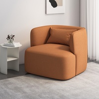 Nouveauté 2026 : Fauteuil lounge monoplace polyvalent en bois massif, un fauteuil multifonctionnel pour le salon