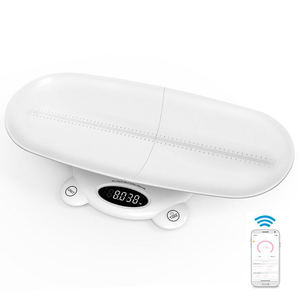 <span class=keywords><strong>120Kg</strong></span> 디지털 아기 체중계 LED 디스플레이 전체 복근 디자인 이동식 기능 배터리 신장 측정 앱 포함 - Product Image 2