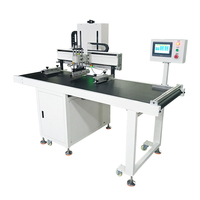 Machine d'impression sérigraphique automatique de haute précision avec ligne de montage, imprimante sérigraphique à plat pour sacs en plastique monocouleur