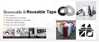 Ruban Nano Transparent en PVC Autocollant Double Face Acrylique Robuste et Imperméable pour Masquage et Revêtement – Vente en Gros Direct Usine