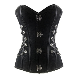 Corpetto Steampunk Corsetto Sexy Corsetti e Bustini Slim Gothic Delle Donne di Corsetto Corsetto D'acciaio Dell'osso Plus Size Bustini S-6XL - Product Image 1
