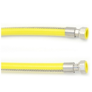 Tuyau flexible en acier de 100 cm pour gaz, conduites et raccords - Product Image 1