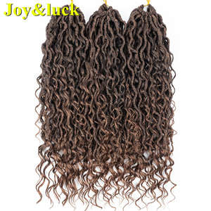 Bán Sỉ Bím Tóc Đan Móc Với Đầu Tóc Xoăn Nối Tóc Bện Bện Bện Bện Tóc Giả Nữ Thần Sông Mềm - Product Image 6