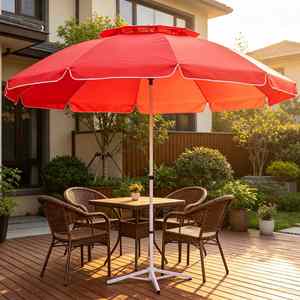 Sombrilla Doble para Exteriores de 150 cm, con Doble Capa, Impermeable, Resistente a los Rayos UV, para Patio, Piscina, Jardín - Product Image 1