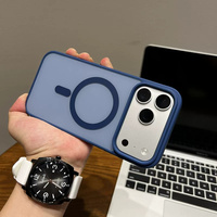 Étui de téléphone portable en acrylique translucide givré de couleur unie pour iPhone 18 17 16 15 14 13 12 11 Pro Max