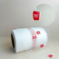 Rouleau de sachet de thé en maille de nylon de qualité alimentaire de 160mm avec étiquette personnalisée
