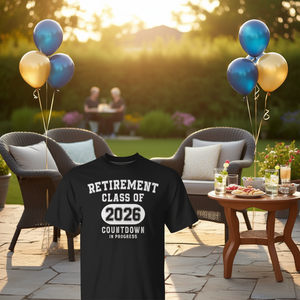 Camiseta con la inscripción «Retirement Class Of 2026 Countdown In Progress» - Product Image 3