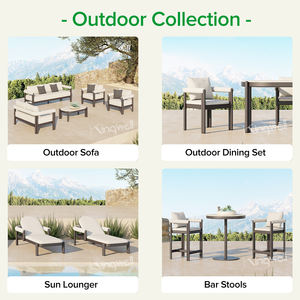Meubles de salle à manger d'extérieur, tabourets de bar hauts en aluminium portables, confortables, résistants aux intempéries et aux UV, <span class=keywords><strong>table</strong></span> et chaises de bar hautes pour hôtel - Product Image 2