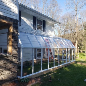 Invernadero de Aluminio y Vidrio Resistente al Viento para Jardín, Precio de Fábrica, para Patio Exterior - Product Image 6