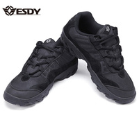 Chaussures de randonnée tactiques ESDY, bottes de chasse et d'extérieur pour moto, hommes, kaki, noir, chaussures d'entraînement de randonnée