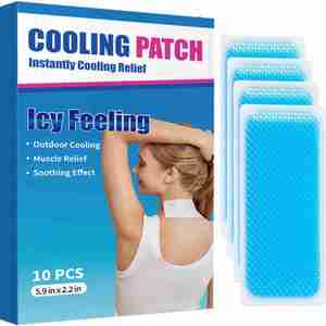Instant Cooling Ice <b>Packs</b> for Outdoor Activities Summer Heat Relief - <b>Large</b> Disposable Cooling Patches for Neck Body, Camping - Product Image 1