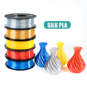Filamento per Stampa <span class=keywords><strong>3D</strong></span> in PLA Seta da 1KG, Diametro 1.75mm, Precisione Dimensionale +/- 0.03mm, Compatibile con la Maggior Parte delle Stampanti e Penne <span class=keywords><strong>3D</strong></span> - Product Image 1
