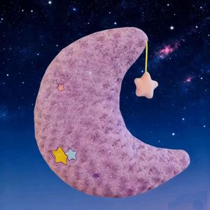 Lindos Cojines de Peluche con Forma de <span class=keywords><strong>Luna</strong></span> y Estrella, Cojines Decorativos para Sofá, Sala de Estar, Cabecera, Cojines de Apoyo Lumbar para Automóvil - Product Image 6