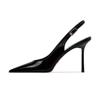 Sandales à talons hauts pour femmes, à bout pointu, avec bride à boucle, chaussures habillées tendance