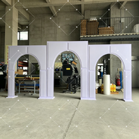 Papan Latar Belakang Pernikahan 3D Muwei White, Panel Bunga untuk Acara Pesta dan Upacara - Ukuran Dapat Disesuaikan