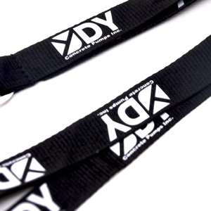 Yudi YDSS-0108 rộng màu đen Polyester cổ dây lụa màn hình in ID chủ thẻ tên Tag cho triển lãm thương mại kinh doanh - Product Image 5