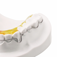 Dental Begg Wrap Retainer Model Çıkarılabilir Ortodontik Tutma Cihazı Tıbbi sınıf 316L Paslanmaz Çelik Karışık Diş Sistemi Direği