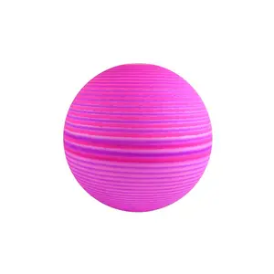 8.5 9 Inch Kinderen Gigantische Aangepaste Plastic Pvc Opblaasbare Regenboog Kleur Zacht Squishy Stof Voetbal Speeltuin Bal