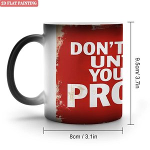 Mug à sublimation vierge 11oz en céramique, tasse magique activée par la chaleur pour design DIY - Product Image 1